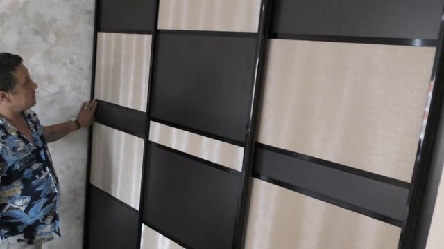 Щербинка. ЖК. Прима шкаф-купе с фасадами из кож зама и лдсп смотреть онлайн