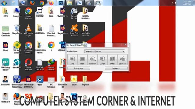 How to scan PDF Multiple Page from Canon MG2570S смотреть онлайн