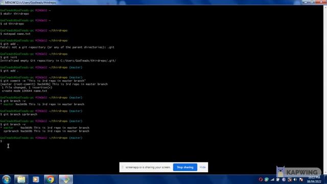 GIT BASIC COMMANDS смотреть онлайн