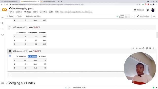 Comment Joindre des Dataframes Pandas (19/30) #DAAP смотреть онлайн