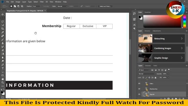 Registration Form Templates Download For Illustrator And Photoshop |Urdu Hindi| |Photoshop Tutorial смотреть онлайн