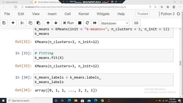 Density Based Clustering using Python смотреть онлайн