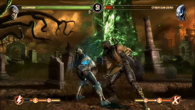 Scorpion vs Cyber Sub Zero смотреть онлайн