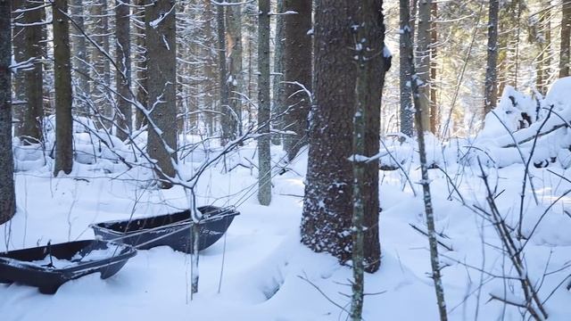 Строим избу зимой в лесу | ЛЕСНОЙ ДОМ | ЗЕМЛЯНКА | ИЗБА | FOREST HOUSE | DUGOUT | HUT смотреть онлайн
