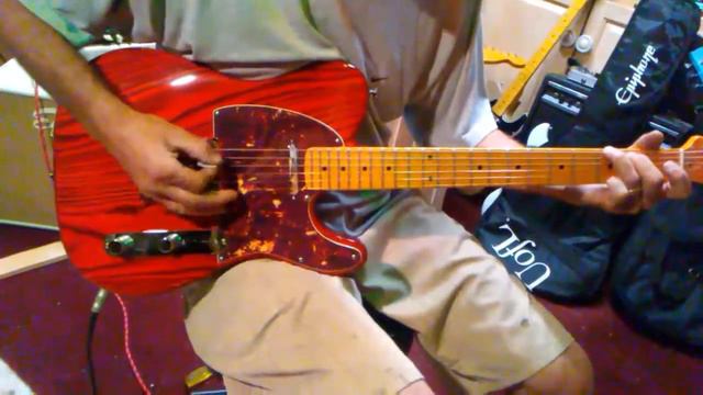 SOLD CUSTOM BUILT ASH TELECASTER COUNTOUR BODY PLAYS AND SOUNDS AMAZING смотреть онлайн