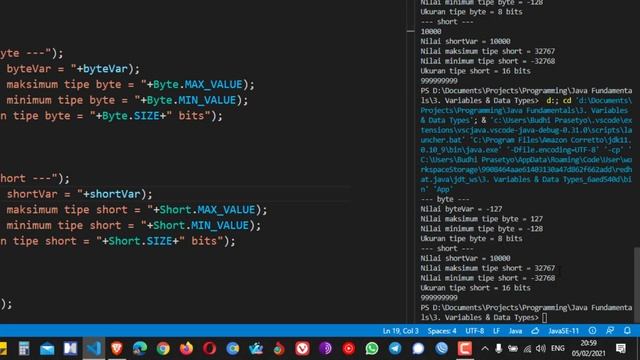 #5. Masih Ngutak-atik Java Variables and Data Types смотреть онлайн