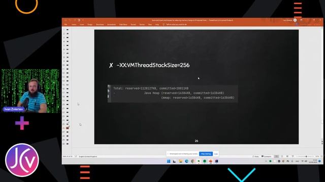 Exploring JVM internals by reducing native memory footprint смотреть онлайн