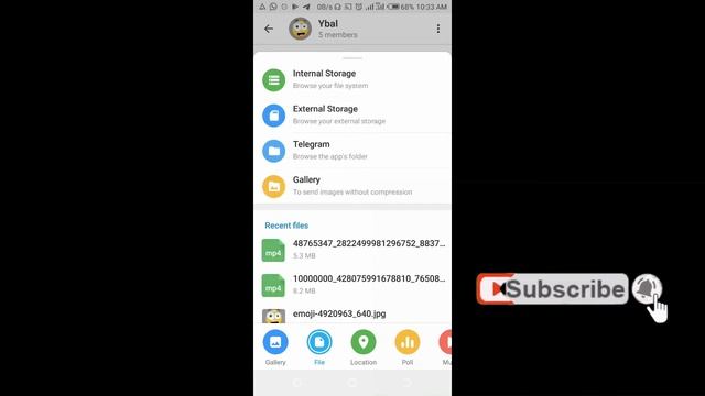 How to send video as file in telegram смотреть онлайн