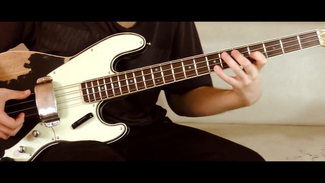 Black Relic "JS" Bass By Burretone Guitars смотреть онлайн