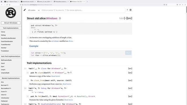 Jour 01 (map, filter, windows) — Partie 1 — Rust Advent Of Code 2021 смотреть онлайн