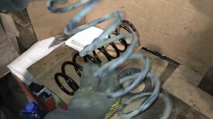 замена задних пружин CHEVROLET AVEO