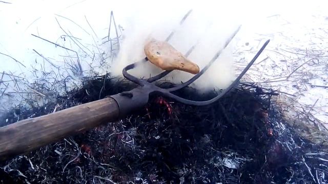 Палим гуся на соломе смотреть онлайн