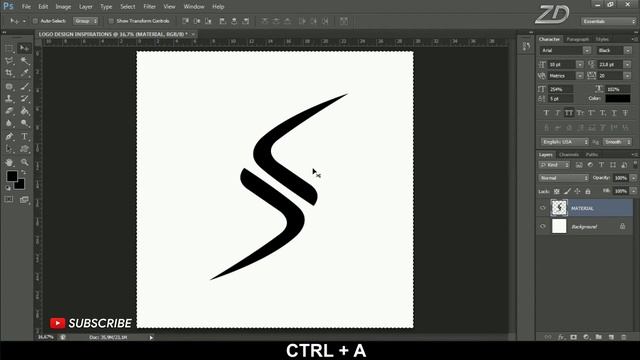 EASY!!! Create a Logo Design Photoshop Tutorial | SIMPLE LOGO смотреть онлайн