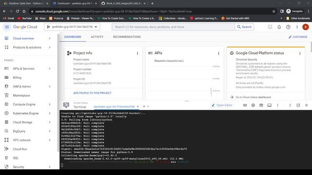 Dataflow: Qwik Start - Python || #GSP207 || #short trick #goodies смотреть онлайн