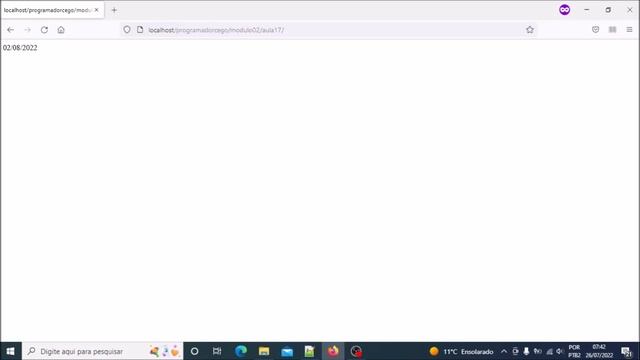 PHP Módulo 2: Aula #17 - time, strtotime смотреть онлайн