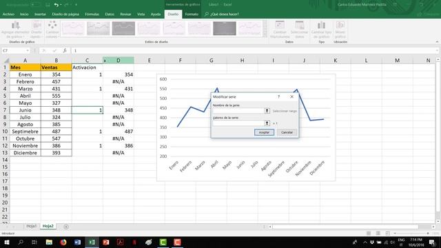 TRUCO: Como mejorar tus graficos de lineas en Excel смотреть онлайн