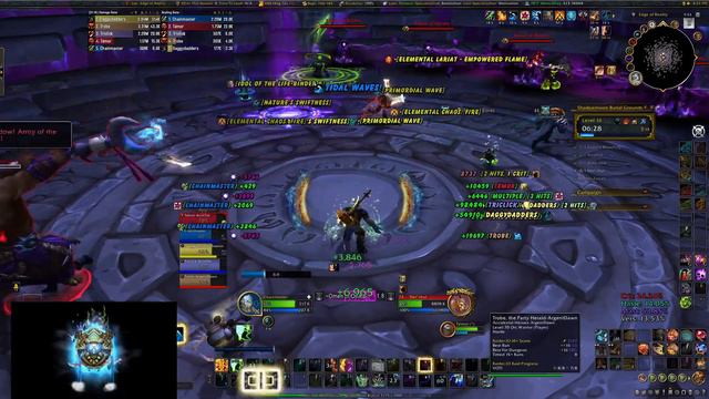 WoW Dragonflight M16 Shadowmoon Burial Grounds Ner'zhul Fortified Raging Quaking Thundering смотреть онлайн