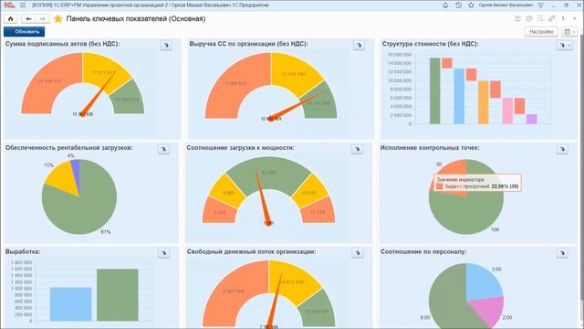 "1С:ERP+PM Управление проектной организацией". Новое в редакции 2.5 смотреть онлайн