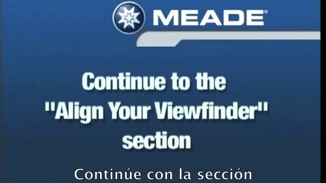 Meade  - Guía de como Utilizar un Telescopio -Parte 1