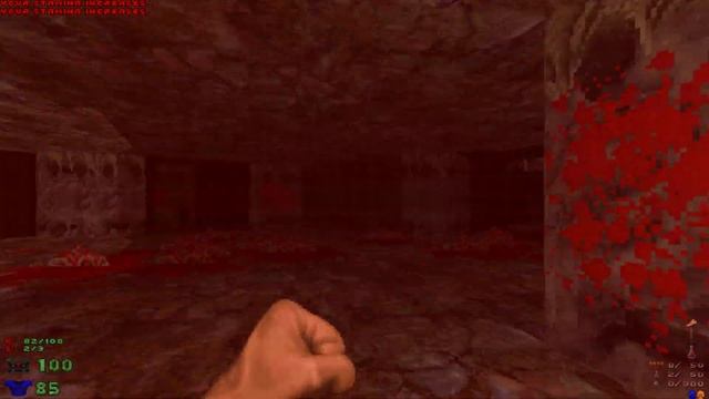 Doom: Splatterhouse 3D - E1M2 Dungeons of Dr West - All Secrets No Commentary смотреть онлайн