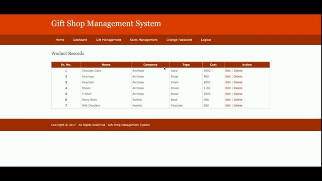 Python Django And MySQL Project on Gift Shop Management System смотреть онлайн
