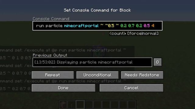 How to make a particle trail in minecraft смотреть онлайн