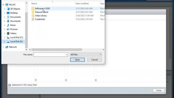 Upload ISO image file to VMware ESXI 6.7 Datastore