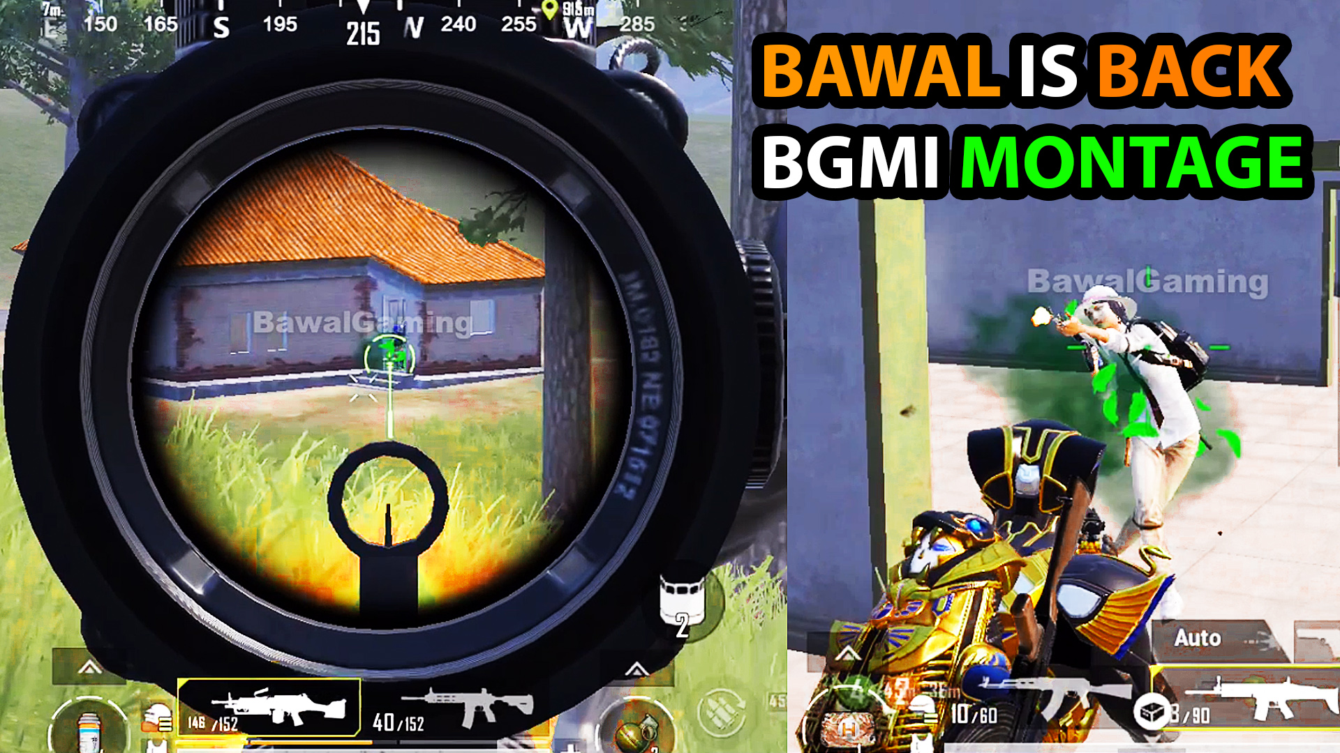 BGMI MONTAGE | PUBG MOBILE RETURN SOON | NO HACKS 1080p60 | BAWAL GAMING смотреть онлайн