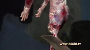 Снятие шкуры с куницы.