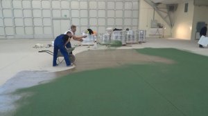 Как выполнить Эпоксидный Пол с Кварцевым Песком | BAUTECH