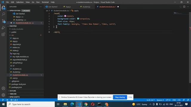 Styling Component CSS Module in React JS Hindi | CSS Module смотреть онлайн