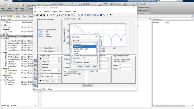 42 MATLAB Beginners Tutorial- Low Pass Filter Design Using FDA Tool aka Filter Designer in MATLAB смотреть онлайн
