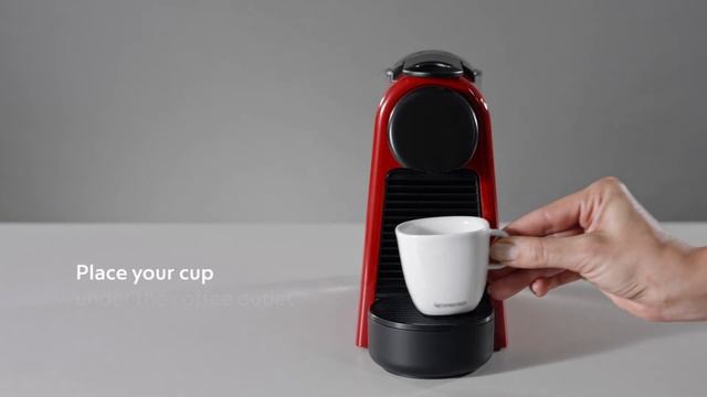 Nespresso - Preparing Coffee With Essenza Mini Red