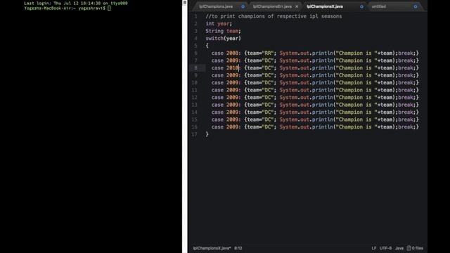 Switch Statement in JAVA - English смотреть онлайн