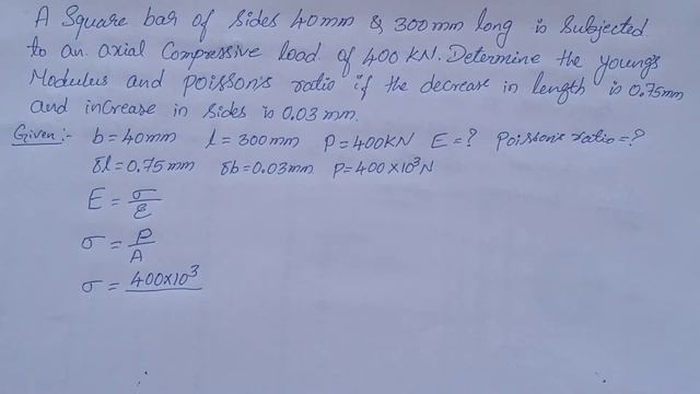 Stress Strain problem -7 смотреть онлайн