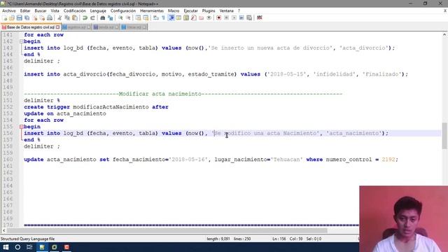 Triggers en MySql insertar, eliminar, modificar con after y before Parte 1 смотреть онлайн
