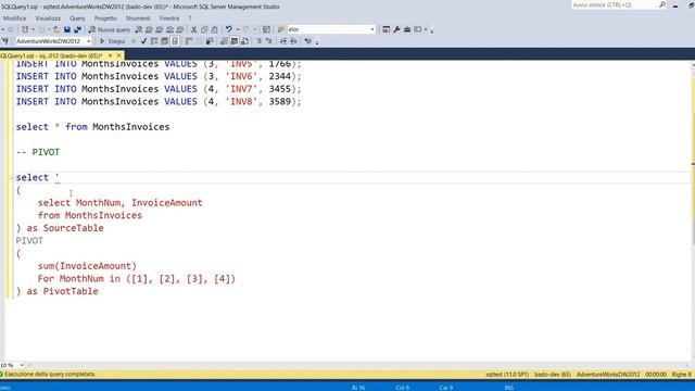 Sql Server - Pivot and Unpivot data смотреть онлайн