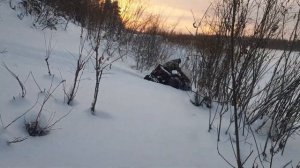 Тайга в глубокий снег!