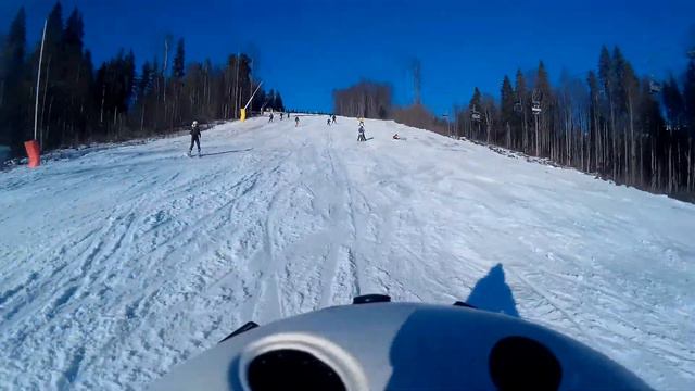 Буковель Декабрь 2015 14 трасса обратная съемка смотреть онлайн