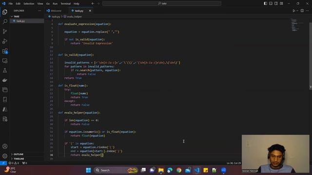 Create an algebra calculator with python смотреть онлайн