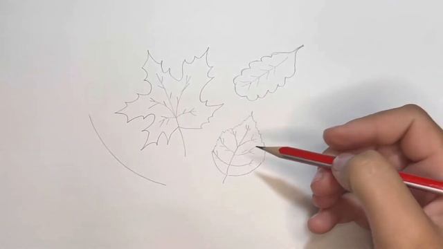 Как нарисовать осенние листья смотреть онлайн