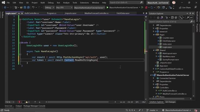 .NET 6 Blazor ? Authentication & Authorization #2 (HTTP Header & NotifyAuthenticationStateChanged() смотреть онлайн