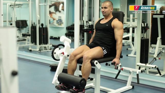 Разгибание голени в тренажере смотреть онлайн