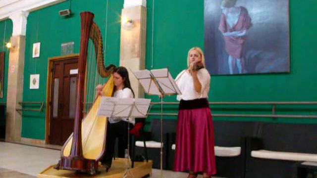 J.M.Lacalle Garcia - Amapola Duet Harpa-Vioara Marta & Mihaela Formatie de muzica clasica pt. nunti смотреть онлайн