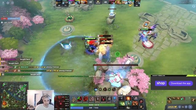 Arteezy and his Raid Boss Shadow Fiend смотреть онлайн