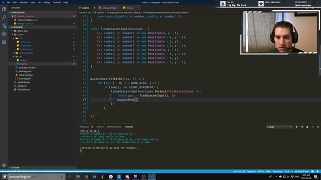 #100DaysOfCode Solving codingame.com 'Lumen' puzzle - Part 2 смотреть онлайн