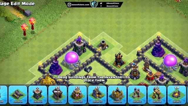 New BEST!! TH9 Base with Replay 2022 | COC TH9 Hybrid/Farming/Trophy base Copy link | Clash of Clan смотреть онлайн