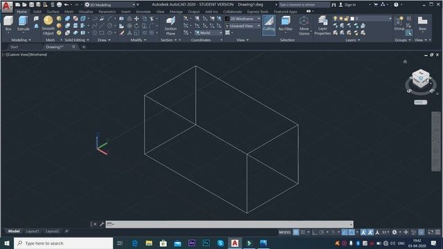 AutoCad 3D [PART: 1] Introduction to viewcube & View types смотреть онлайн