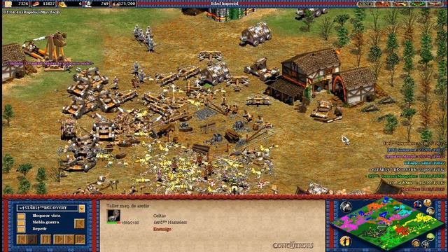 Age of Empires 2 Conquerors - Michi map 3 vs 3 - Gameranger + Hacker ([Eif] Saamraat) смотреть онлайн