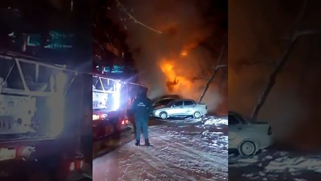 В Уфе сгорел внедорожник «Toyota Land Cruiser» смотреть онлайн